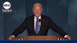 Biden speaks at DNC: 'Are you ready to vote for freedom?'