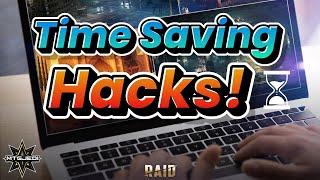 EASY Time Saving Hacks in Raid: Shadow Legends!!