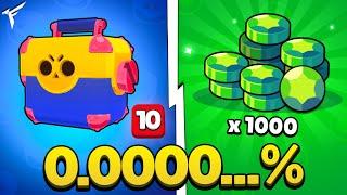 1000 GEMME in 1 MEGA BOX *RECORD RARITÀ*Brawl Stars