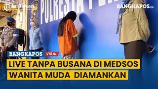 Live Tanpa Busana di Medsos Wanita Muda di Pekanbaru, Ditangkap Polisi