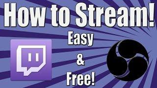 How to stream tutorial easy and fast!