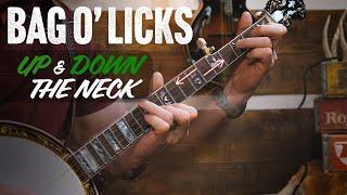 Banjo Bag O' Licks- Up & Down the Neck! Minor Blues, Melodic, & More!