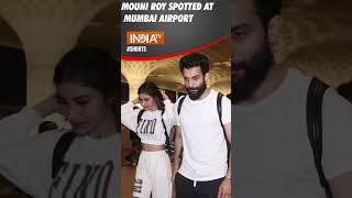 Mouni Roy spotted at  Mumbai Airport  #mouniroy #airport #bollywoodnews #shorts