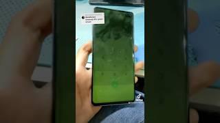 Samsung s10 plus Green screen, fix tanpa ganti lcd, WA. 0895605292900