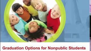 Graduation options for chartered nonpublic high school students (10/27/2016)