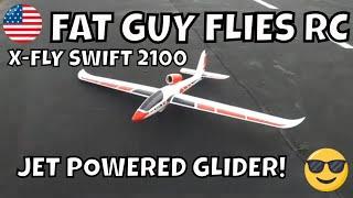 X-FLY SWIFT 2100 EDF POWER GLIDER HAT CAM VIDEO by Fat Guy Flies RC