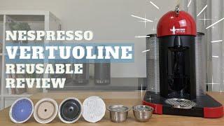 WATCH THIS BEFORE PURCHASE! Nespresso reusable capsules and lids - Review & Comparison (Vertuoline)