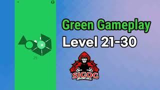 Green level 21-30 | Green Gameplay walkthrough | Invincible Sigog