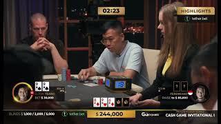 Elton Tsang Top Set Against Mystery Hand (Explosive Action $1.3M POT)!