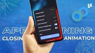 Enable Super Smooth App Opening/Closing Animations On All Xiaomi & Redmi Devices