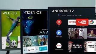 Android TV vs Samsung Tizen vs LG webOS: What's the difference?