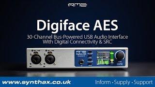 RME Digiface AES Overview - 30-Channel, Bus-Powered USB Interface With Digital Connectivity and SRC