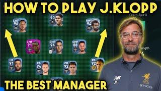 Jurgen Klopp (G. Zeitzler) Pes 2021 Mobile Formation Guide & Tactics | How To Play Jurgen Klopp