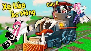 MỀU 24 GIỜ GIẢI CỨU REDHOOD KHỎI XE LỬA ÁC MỘNG TRONG MINECRAFT*REDHOOD KHÁM PHÁ CHUYẾN TÀU TỬ THẦN