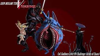 Shin Megami Tensei V Vengeance CoC Godborn Level 99 Challenge Army of Chaos