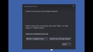 How to Fix “Could not connect to the Steam network” Error?