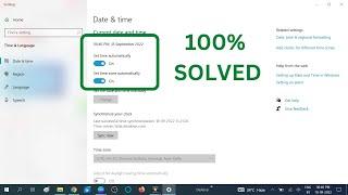 How To Fix Set time zone automatically greyed out in Windows 10/11