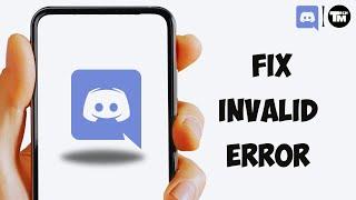 How To Fix Login or Password Is Invalid Error on Discord