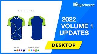 Syncfusion Desktop Updates—2022 Volume 1