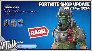 *RARE* TECH OPS IS BACK AND A THANK YOU! Fortnite Item Shop [July 24th, 2024] (Fortnite Chapter 5)