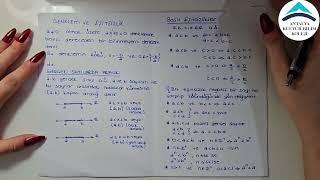 9. Sınıf Matematik Konu Anlatımı