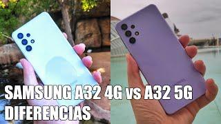 Diferencias entre el Samsung A32 4G y el A32 5G