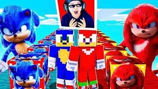 DESAFIO de LUCKY BLOCK de SONIC vs KNUCKLES  | Carrera de LUCKYBLOCKS en MINECRAFT | Pathofail