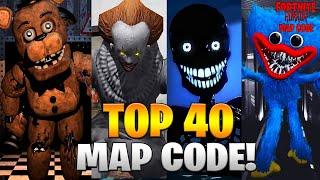 TOP 40 HORROR MAP CODES FORTNITE CREATIVE 2.0