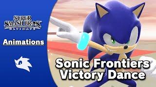 Sonic Frontiers Dance Recreation Mod in Super Smash Bros. Ultimate