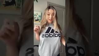 no bra challenge big boobs cocomelone #short #nobra #boobs #trending