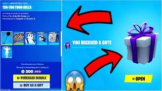 Mystery Gift Received - How To Buy Toon Meowscles Bundle With 200 VBUCKS - Fortnite