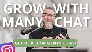 Get more Comments and DMs on Instagram organically | NEW Quick Automation Manychat Tutorial