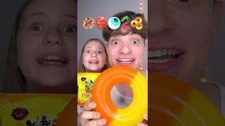 Giant Gummy Emojis ASMR With My Sister..? ‍