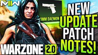 WARZONE: All NEW UPDATE PATCH NOTES & Gameplay Changes Revealed! (MW2 Surprise Update)