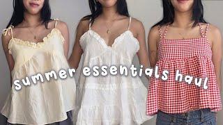 YESSTYLE SUMMER ESSENTIALS TRY ON HAUL (shoujo inspired)