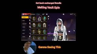 MELTING VAULT EVENT FREE FIRE  999+ IQ   HOW TO GET MELTING BUNDLE BACK STEEL COW BOY BUNDLE