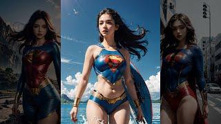 [4K] Cosplay Lookbook 5 | Korean Girl X Supergirl | AI Girls | Coser  | AI藝術 | 辣妹合辑