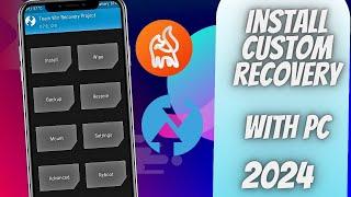  HOW TO INSTALL CUSTOM RECOVERY IN ANY ANDROID DEVICE WITH PC ! INSTALL TRWP , ORANGE FOX RECOVERY
