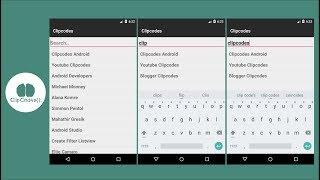 Search Adapter Android Tutorials