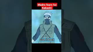 Madara returns Kakashi's Sharingan | Madara fears #naruto #shorts