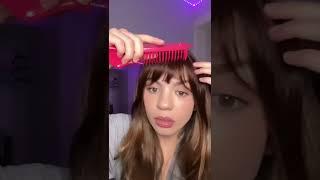 TRYING FAKE BANGS (OMG) #hairbangs #hairstyling