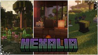 Hexalia (Minecraft Mod Showcase) | Magical Plants, Crops & Rituals | Fabric & Forge 1.20.1