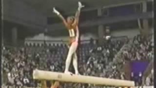 Olga Bicherova 1982 World Cup AA Beam