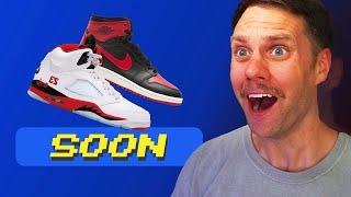 SOON: Air Jordan 1 85 Bred & Black Tongue Fire Red Jordan 5