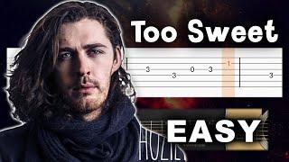 Hozier - Too Sweet - EASY Guitar tutorial (TAB)