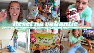 VLOG BACK TO REALITY: WASSEN, KRUIDVAT UBBOXING, WEEKBOODSCHAPPEN, OPRUIMEN | Zeg maar Fem | Vlog |