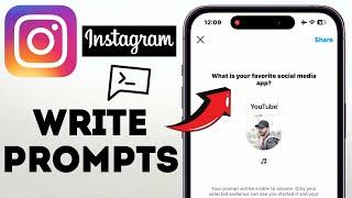 How To Write Prompts In Instagram Notes I NEW FEATURE