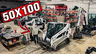 50X100 SHOP TOUR WITH ALEX NICKENS [ON SITE FUEL, SALT BINS, GARAGES]