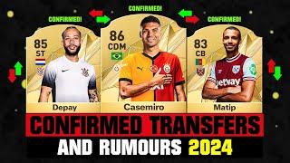 FIFA 25 | NEW CONFIRMED TRANSFERS & RUMOURS!  ft. Casemiro, Depay, Matip... etc