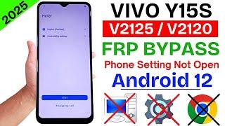 Vivo Y15s Google/FRP Bypass Android 14 Without Pc | Vivo Y15s Gmail Account Unlock 2025 New Method